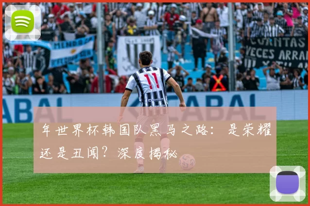 年世界杯韩国队黑马之路:是荣耀还是丑闻?深度揭秘